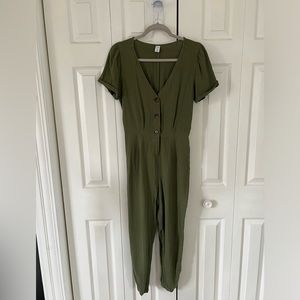 Olive green jumpsuit
